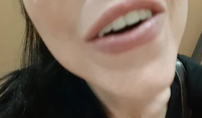 Slutty doll blows a dildo in the changeroom