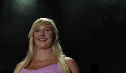 The blonde Paisley Porter deepthroats strangers at the local gloryhole