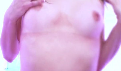 Flirty brunette Aliya Brynn feeling a dong pulsate between her lips