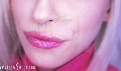 Compilation of Swallow Salon cowgirls slurping on dicks POV