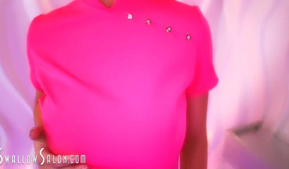 Blowjob & swallow salon with sexy pornstars in it