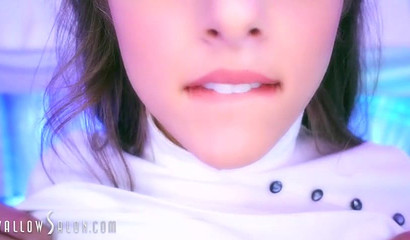 Bootylicious Gia Derza sucks & milks a dick after school