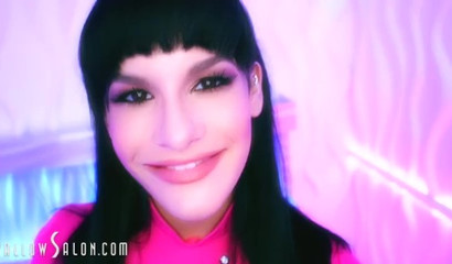 Taking her time the brunette Eden Sin sensually deepthroats him