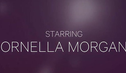 Slutty Ornella Morgen gives a BJ, rimjob and fucks