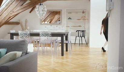 Beauty Angel Rush gives hot oral pleasure and gets banged hard