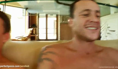 Petra Pearl does multiple cocks and receives facial cumshots