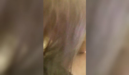 Blonde slut filmed secretly sucking a dick