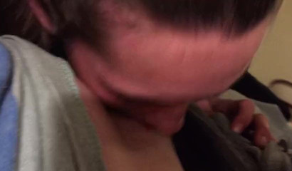 Hottie Robin throating and sucking my stiff dick