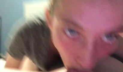 Naughty Brunette Teen Robin lovely Deepthroating A Massive Dick