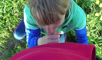 Russian hoe Sasha Bikeyeva is the ultimate college cocksucker