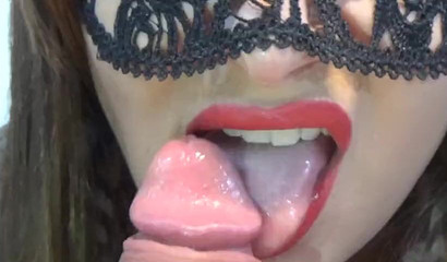 Sensual POV Blowjob with Tongue Play