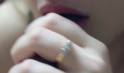 Russian blonde Dirty Lady combining a handjob with cock sucking