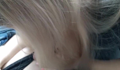 Kinky teen TurangaDen giving a public blowjob for money