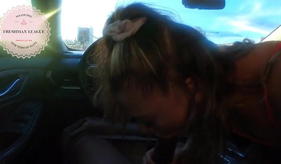 Big ass white girl MoreKatie worshipping a bbc