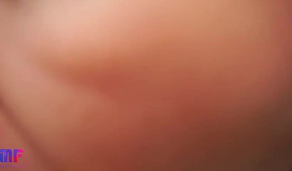 Kate Rehi leaving a red lipstic mark all over a shaft