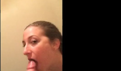 Pigtailed amateur slut gets cum blasted