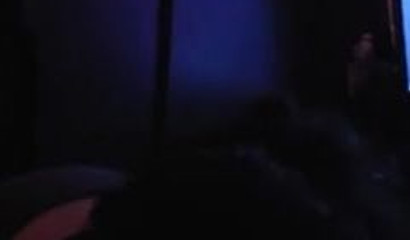 Stepdaughter sucks my fat dick while watching TV