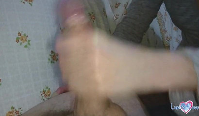 Spanish amateur LunitaLove tasting juicy seed after blowing a shaft