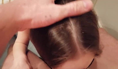 Masked ginger gives a world-class BJ and deepthroats a dick