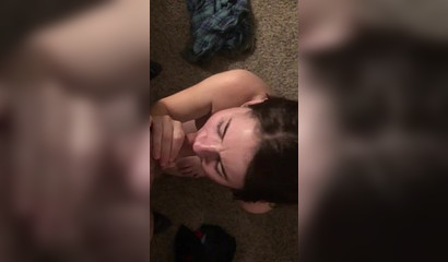 Petite Brunette Teen Miss Gracy Sucking A Big Cock On Easter Morning