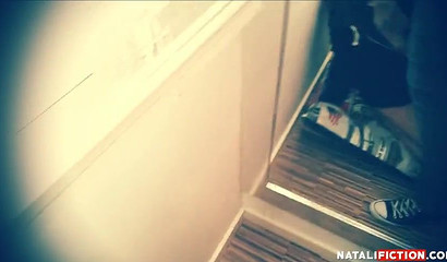 Inked slut enjoys a face fuck and oral creampie