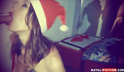 Amateur GF's Christmas BJ