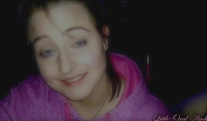 Drunk chick talks nonsense while playing with a dick