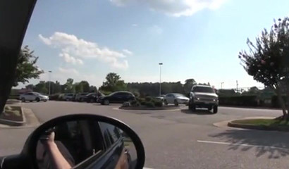 Busty teen shamelessly sucks a dick in the car