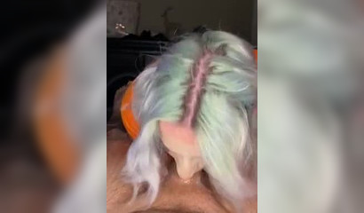 Hot Chick's Sloppy POV Blowjob